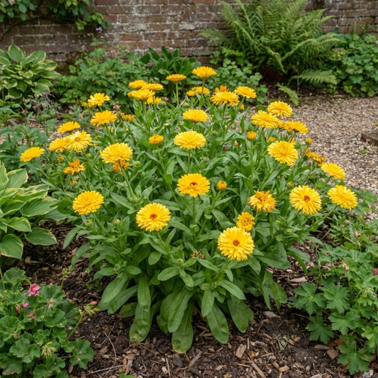 Calendula 'Fiesta Yellow' (Pot Marigold) – Hardy Annual (2L Pot)