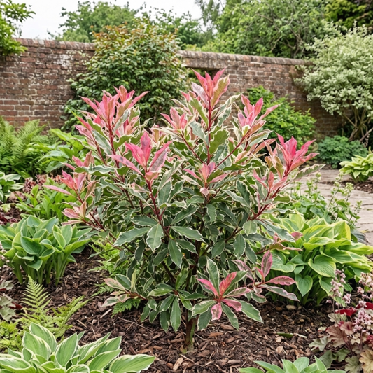 Photinia x fraseri 'Pink Crispy' – Evergreen Hedging Shrub (3L Pot)