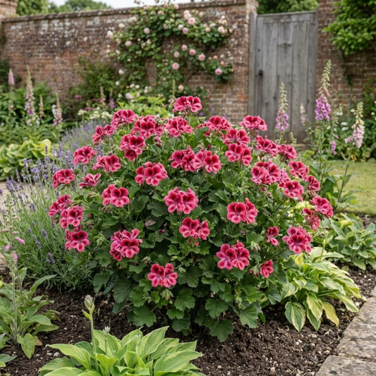 Geranium Calliope Rose Splash (Pelargonium) – Semi-Trailing Summer Bedding (5L Pot)