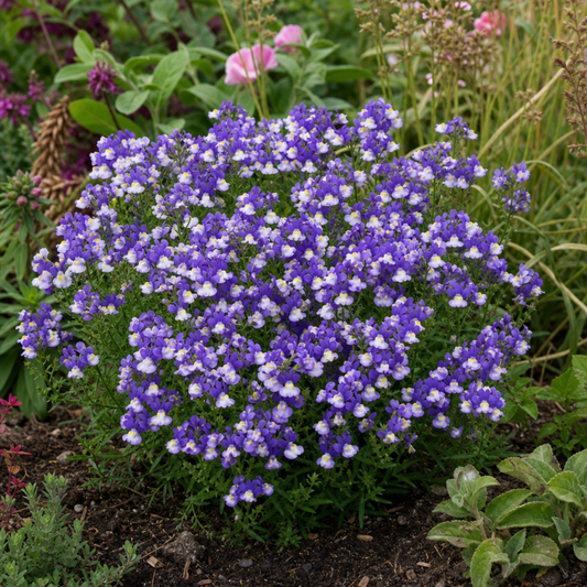 Nemesia 'Nuvo Blue Bicolour' – Scented Summer Bedding (2L Pot)