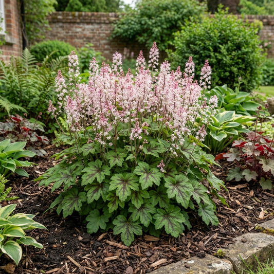 Tiarella 'Pink Skyrocket' (Foam Flower) – Hardy Perennial (2L Pot)