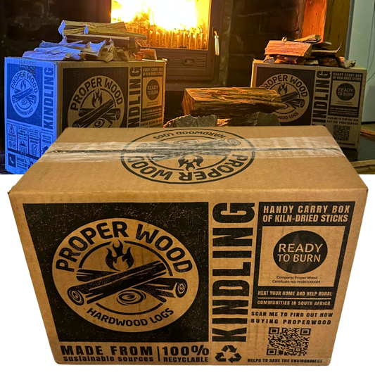 Kiln Dried Hardwood Kindling – 4.5kg Box