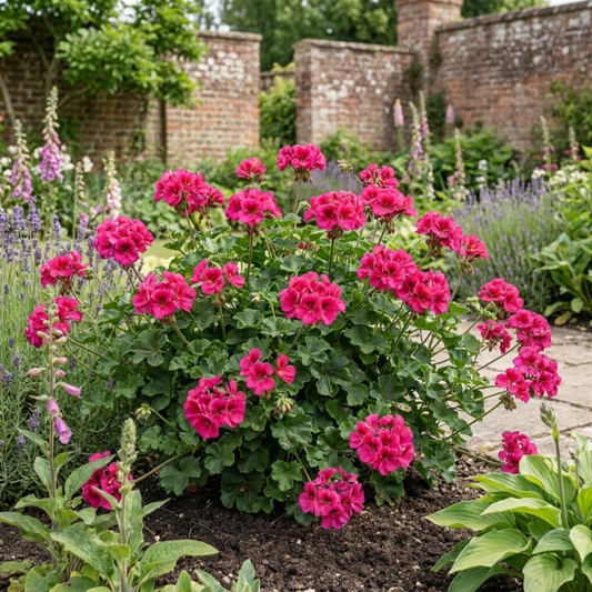 Geranium Calliope Deep Rose (Pelargonium) – Semi-Trailing Summer Bedding (5L Pot)
