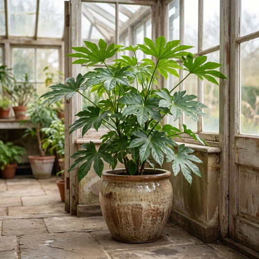 Fatsia japonica (Paper Plant) – Large Leaf Houseplant (3L Pot)