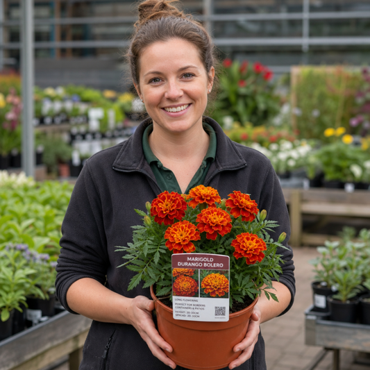 French Marigold 'Durango Bolero' – Summer Bedding (2L Pot)
