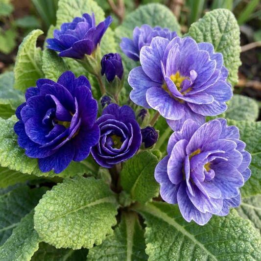 Primrose 'Chameleon Blue' – Hardy Winter and Spring Bedding (Set of 3 or 6)