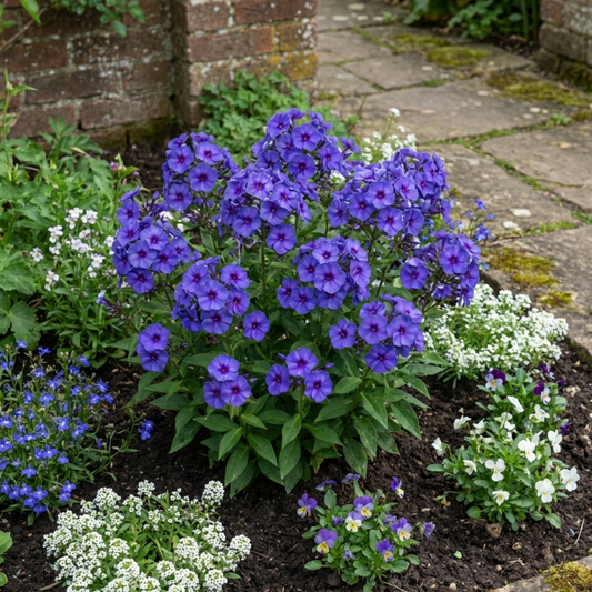 Phlox subulata 'Fabulous Blue Dark Eye' (Moss Phlox) – Creeping Alpine (Set of 3 or 6)