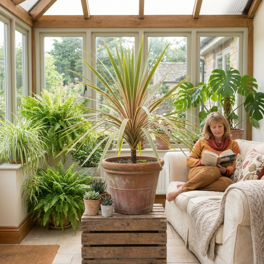 Cordyline australis 'Eurostripe' (Cabbage Palm) – Architectural Evergreen (3L Pot)
