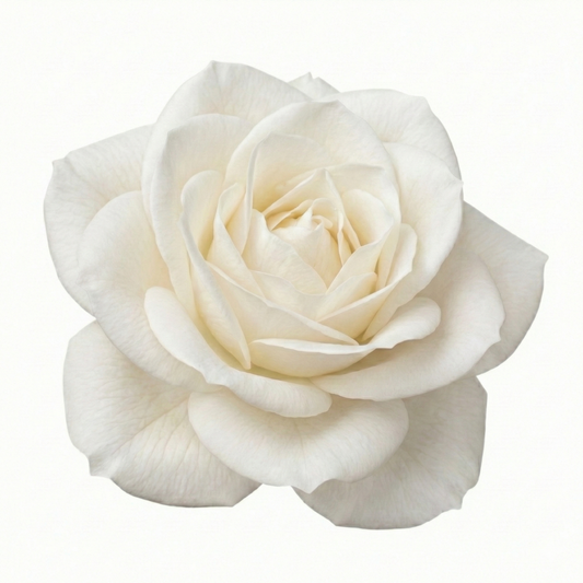 Bush Rose, White – Hardy Repeat Flowering Rose (3L Pot)