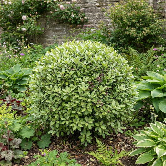 Pittosporum tenuifolium 'Golf Ball' – Compact Evergreen Shrub (3L Pot)