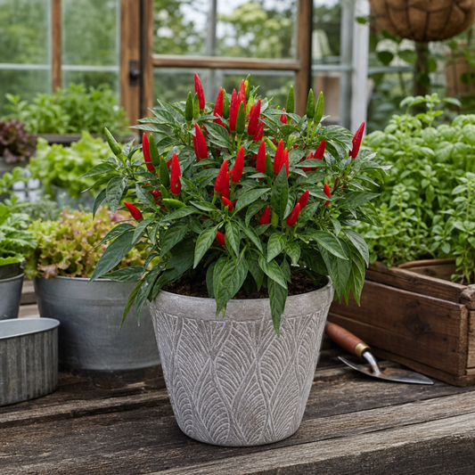 Chilli 'Apache' – Compact Chilli Pepper (2L Pot)
