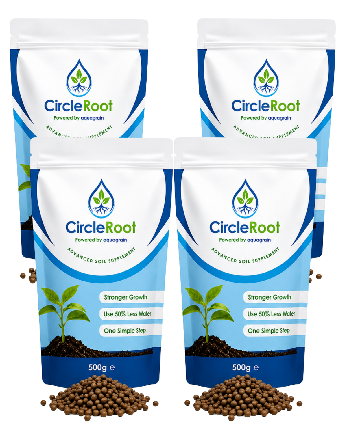 CircleRoot Soil Enhancer – 500g Pouch (Packs of 1 to 4)