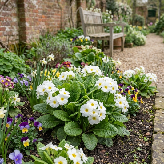 Primula 'Little Queen White' – Compact Hardy Primrose (Set of 3 or 6)