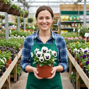 Pansy Cats Plus White Plants (Set of 3 or 6)