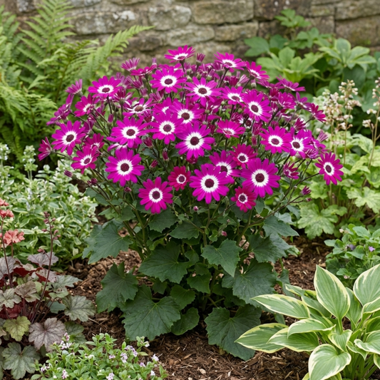 Senetti 'Magenta Bicolour' (Pericallis) – Spring Bedding (2L Pot)