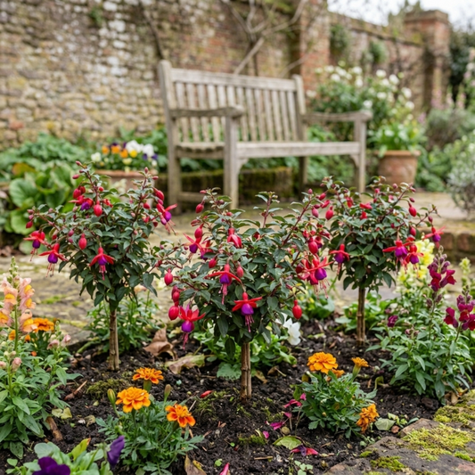 Fuchsia 'Tom Thumb' – Dwarf Hardy Fuchsia (Set of 3 or 6)