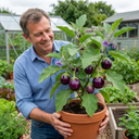 Grow Your Own Aubergine Meatball Plants (Set of 3 or 6)