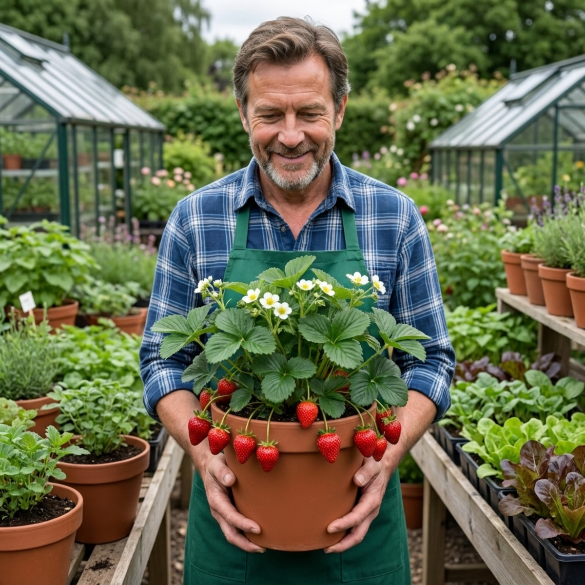 Strawberry 'Delizz' – Everbearing Strawberry (Set of 3 or 6)