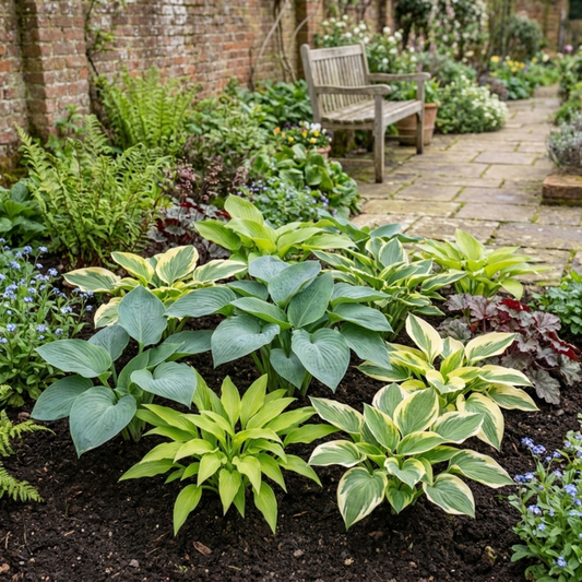 Hosta Growers' Mix (Plantain Lily) – Hardy Shade Perennials (Set of 3 or 6)