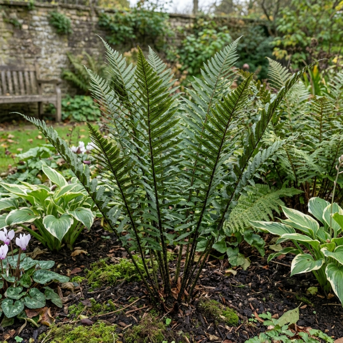 Dryopteris atrata (Shaggy Shield Fern) – Hardy Fern (Set of 3 or 6)