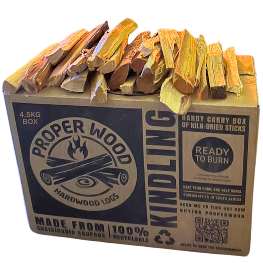 Kiln Dried Hardwood Kindling – 4.5kg Box