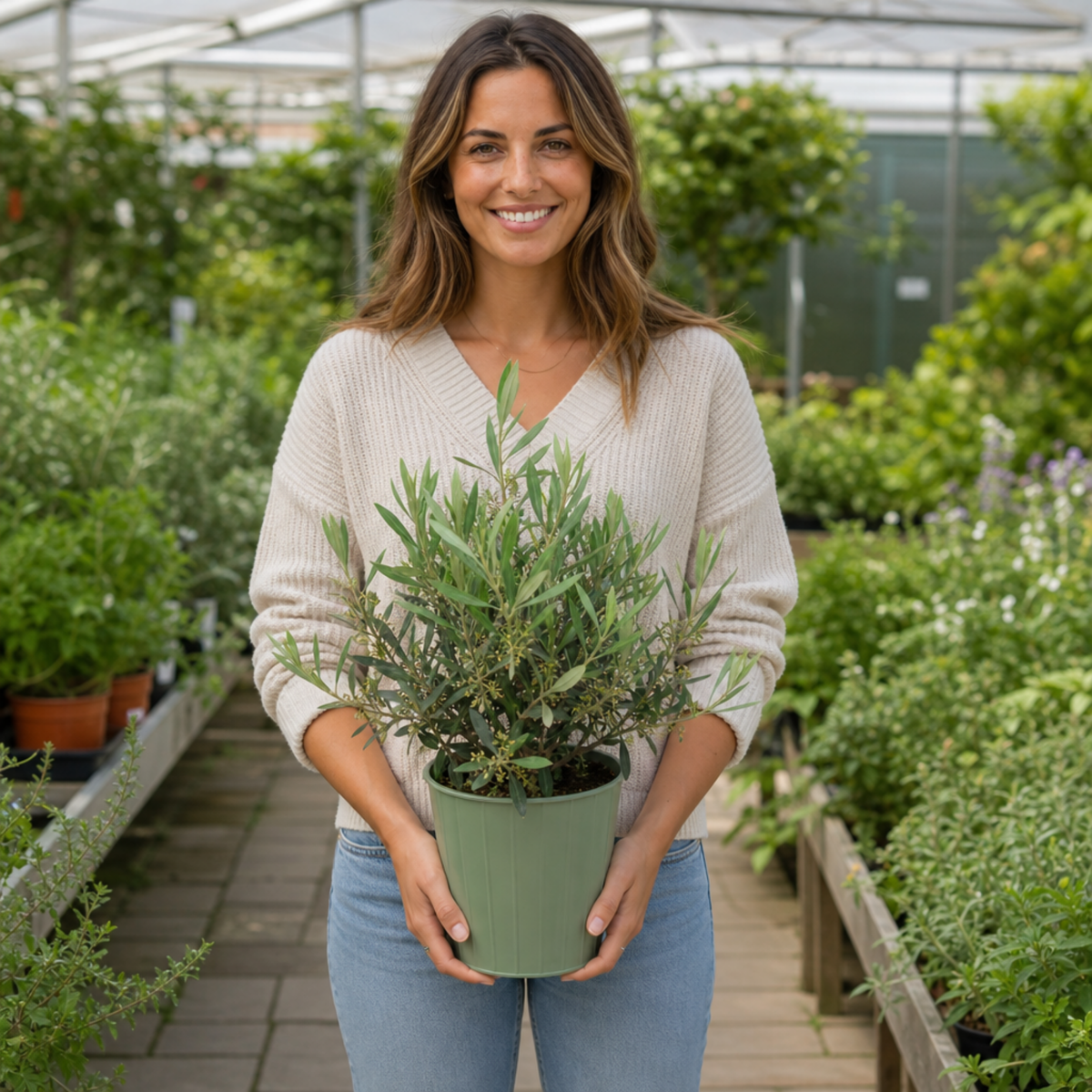 Olive (Olea europaea) – Bushy Tree (3L Pot)