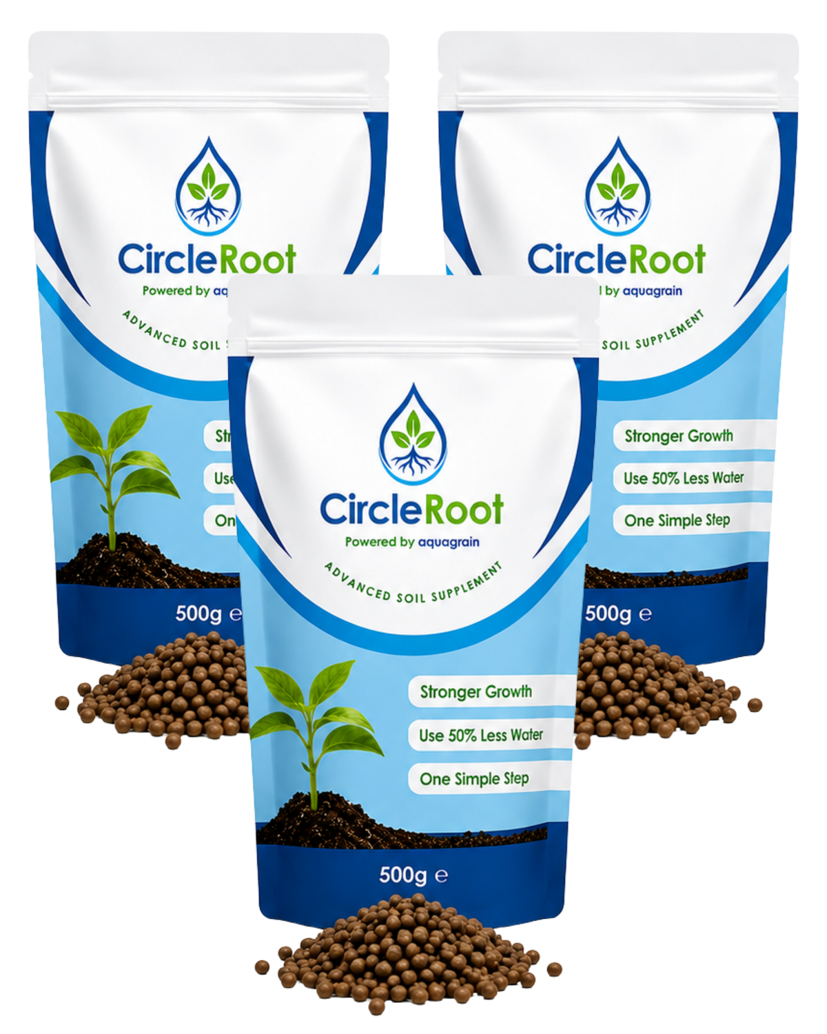 CircleRoot Soil Enhancer – 500g Pouch (Packs of 1 to 4)