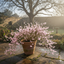 1 Live Outdoor Garden Ready Pink Jasmine Plant - Jasminum x stephanense, 2L Pot