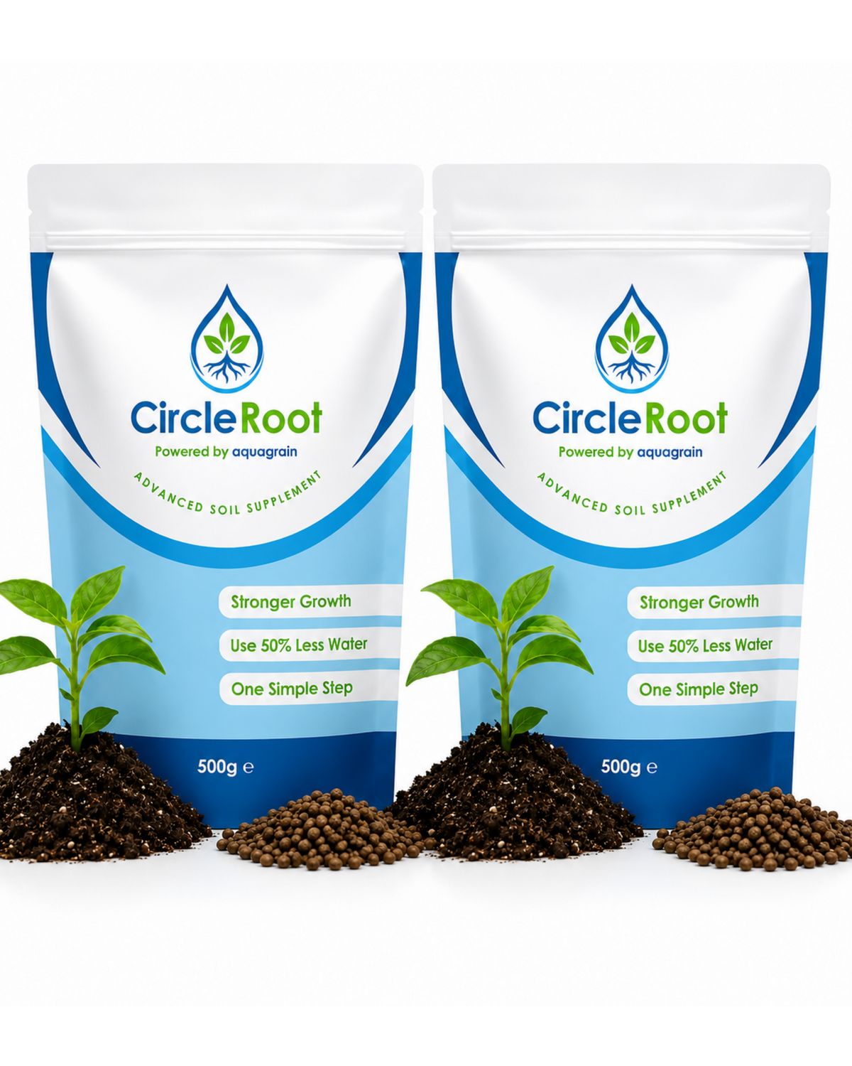 CircleRoot Soil Enhancer – 500g Pouch (Packs of 1 to 4)