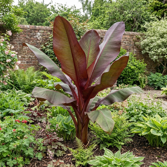 Ensete ventricosum 'Maurelii' (Red Abyssinian Banana) – Architectural Foliage (3L Pot)