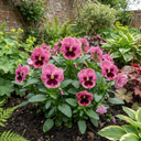 3 Hardy Pansy Plants Pink with Blotch Plant (3L Pot)