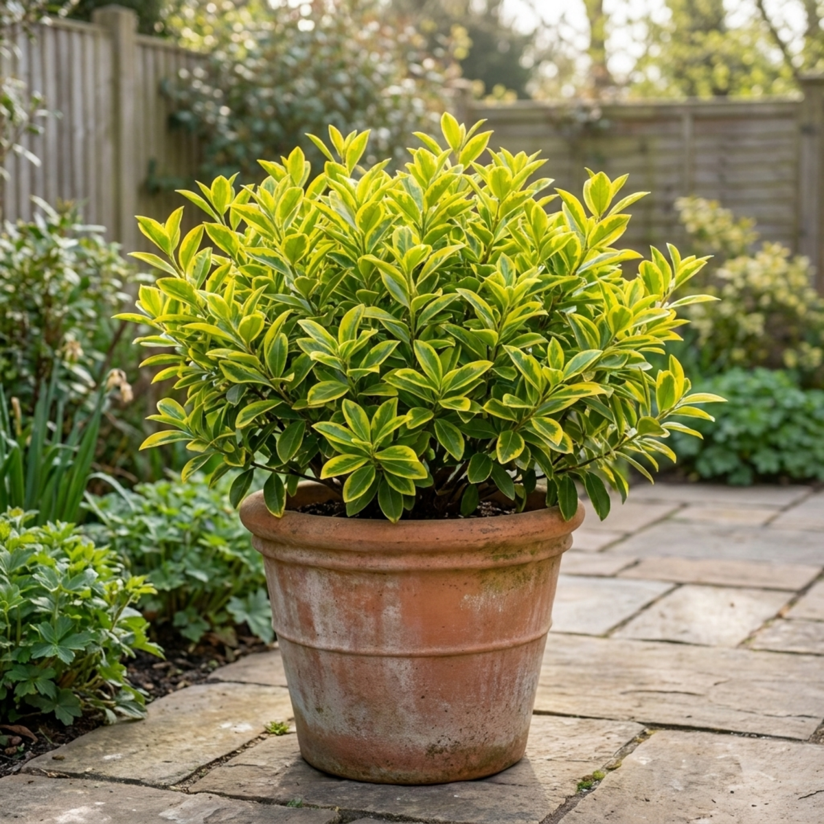 Ligustrum ovalifolium 'Aureum' (Golden Privet) – Hedging Shrub (7.5L Pot)