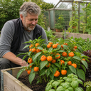 Grow Your Own Sweet Pepper Snack Orange Plant