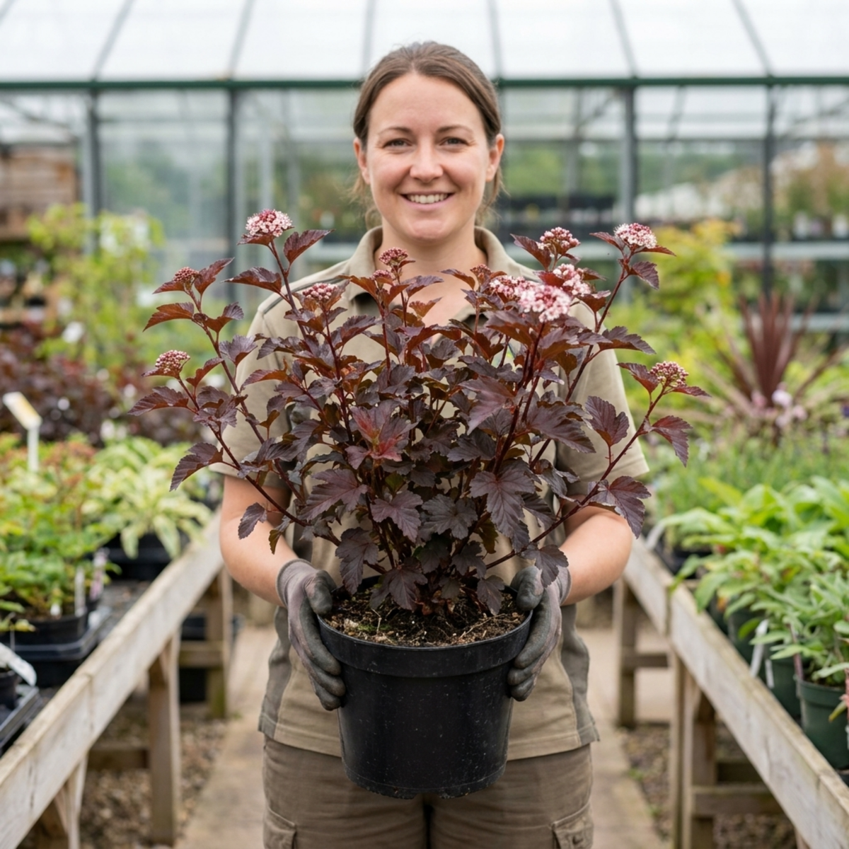 Physocarpus opulifolius 'Lady in Red' (Ninebark) – Red Leaf Shrub (3L Pot)