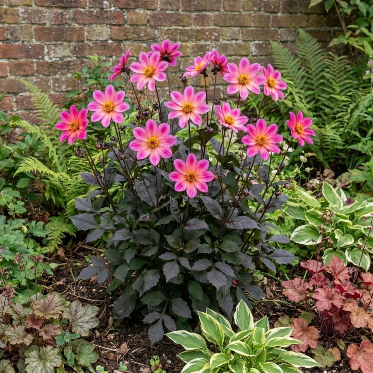 Dahlia 'Dahlegria Pink Flame' – Summer Flowering Perennial (3L Pot)