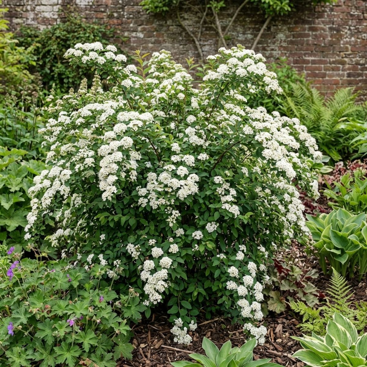 Spiraea nipponica 'Snowmound' – White Flowering Deciduous Shrub (2L Pot)