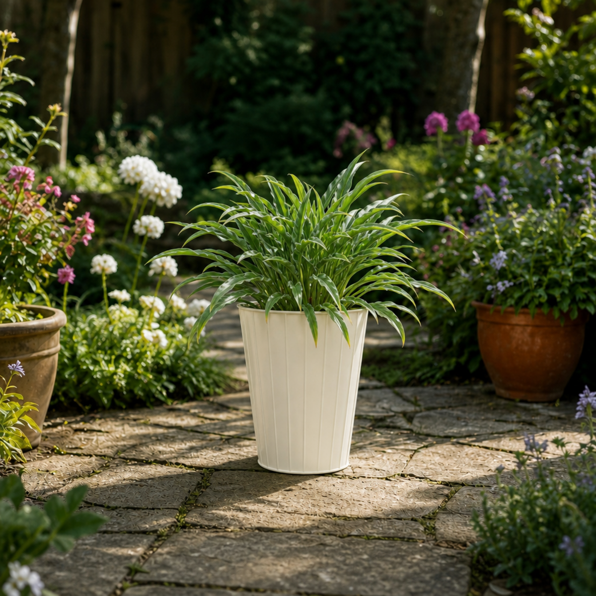 Hosta 'Silly Strings' (Plantain Lily) – Hardy Shade Perennial (3L Pot)