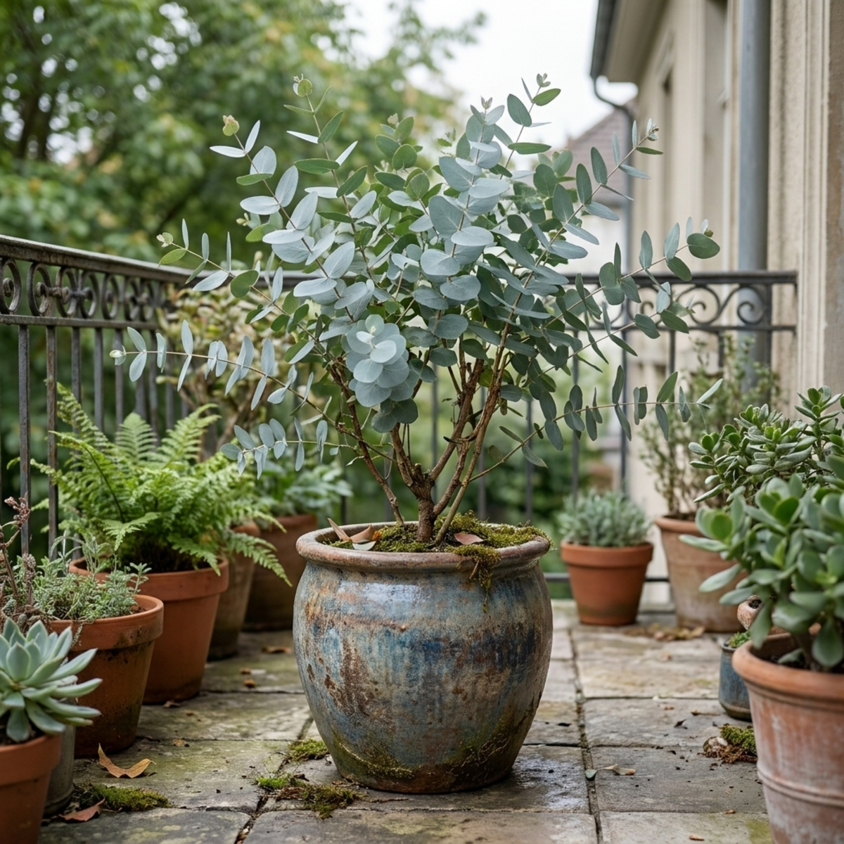 Eucalyptus gunnii 'France Blue' (Cider Gum) – Hardy Evergreen Tree (7.5L Pot)