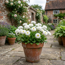 Bellis Habanera White English Daisy Plants