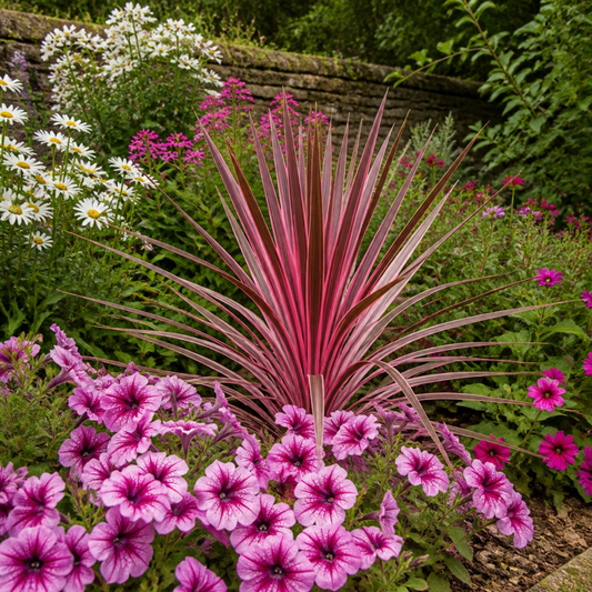 Petunia 'Sanguna Mega Pink Vein' – Compact Summer Bedding (2L Pot)