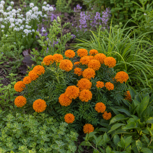 French Marigold 'Durango Tangerine' – Summer Bedding (2L Pot)