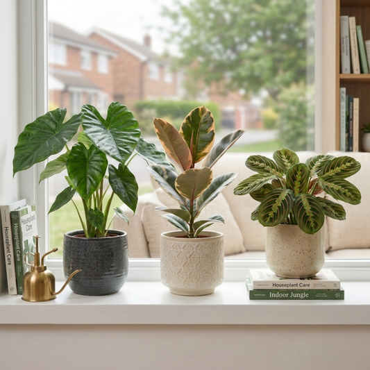 Statement Foliage Houseplants – Indoor Collection (Set of 3)