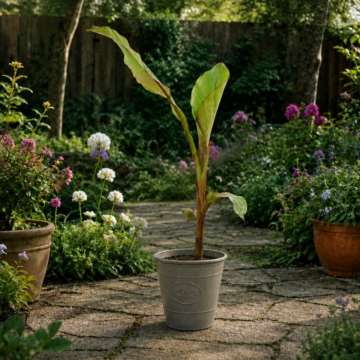 Banana (Musa) – Architectural Foliage Plant (3L Pot, 100 to 120cm Tall)
