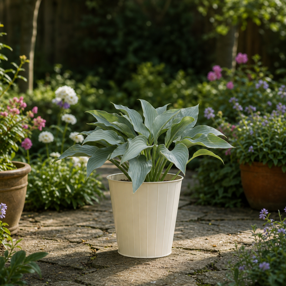 Hosta 'Tears from Heaven' (Plantain Lily) – Shade Loving Perennial (3L Pot)