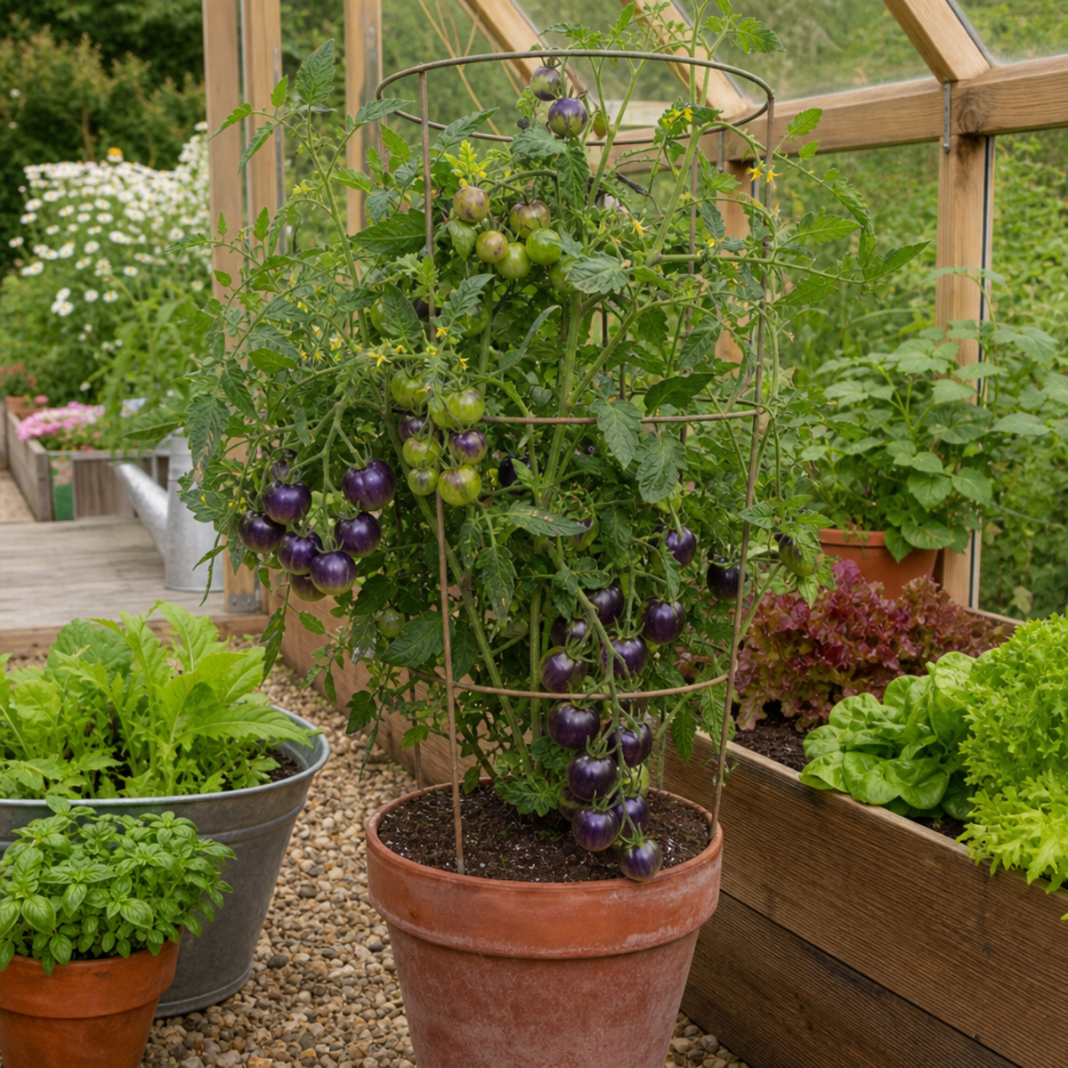 Tomato 'Floridity' – Cordon Cherry Tomato (2L Pot)