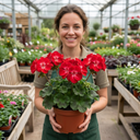 Geranium Calliope Red Splash Plant (2L Pot)