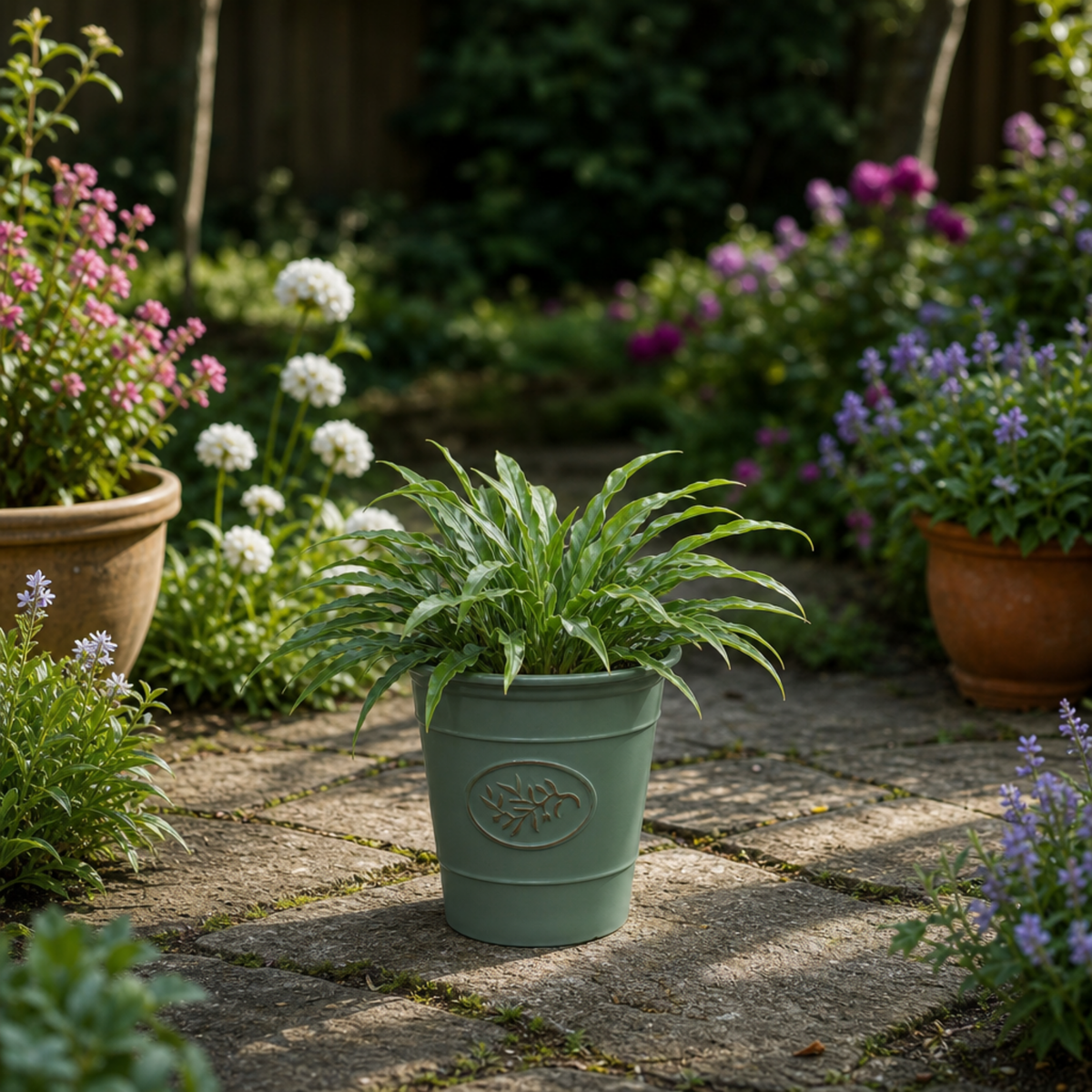Hosta 'Silly Strings' (Plantain Lily) – Hardy Shade Perennial (3L Pot)