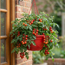 Tumbling Tom Red Tomato Hanging Basket Plants, 25cm Pots