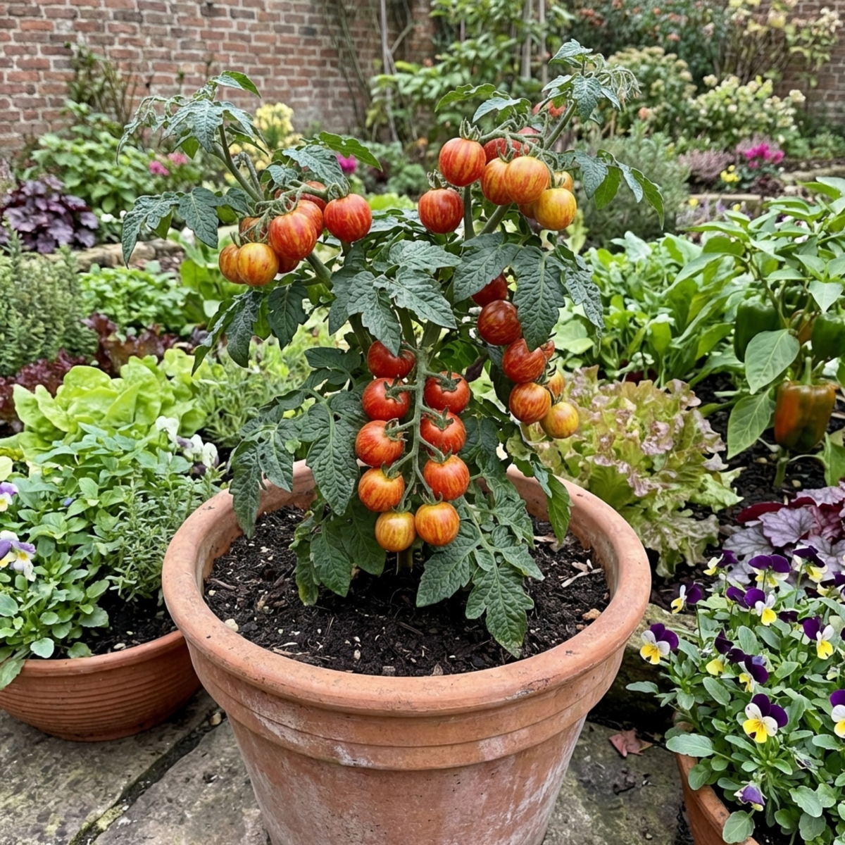 Tomato 'Ricola Fire & Lightning' – Cordon Cherry Tomato (Set of 3 or 6)