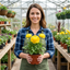 Set of 3 or 6 Ranunculus Vortex Lemonade Persian Buttercup Plants, Hardy Yellow Perennials, Spring & Autumn Flowering, Outdoor Garden Ready, 1 Litre Root-Ball